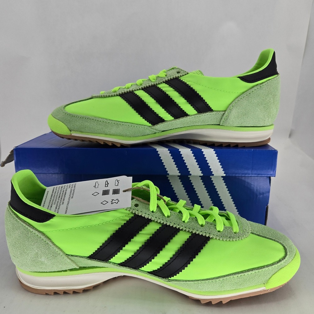 Adidas SL 72 OG W Semi Lucid Green Black Gum JQ8307 Womens 7.5 NWT Retro - Picture 2 of 16